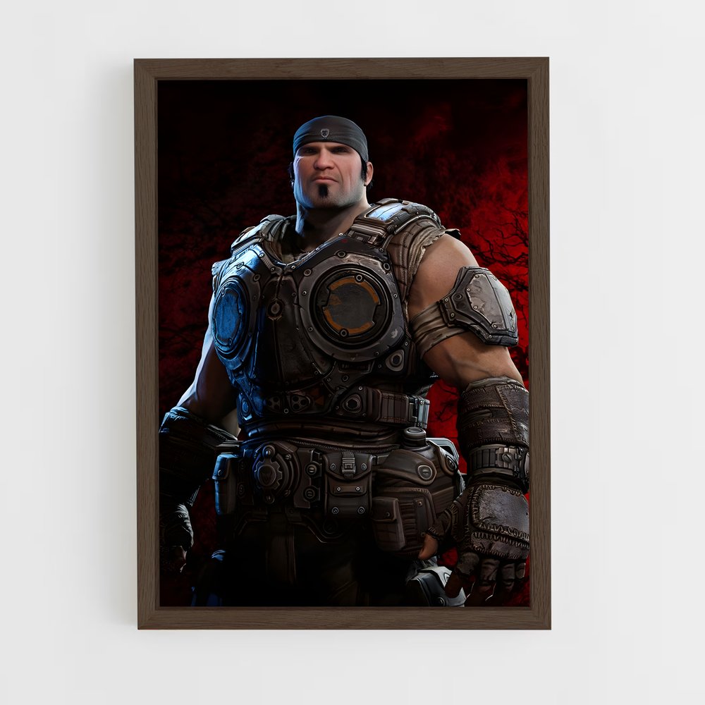 Poster L'Ombraliste – affiche Gears of war (vue 5)